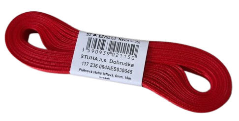 stuha taftová 6mm