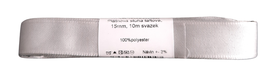 Stuha taftová šedá ps2141
