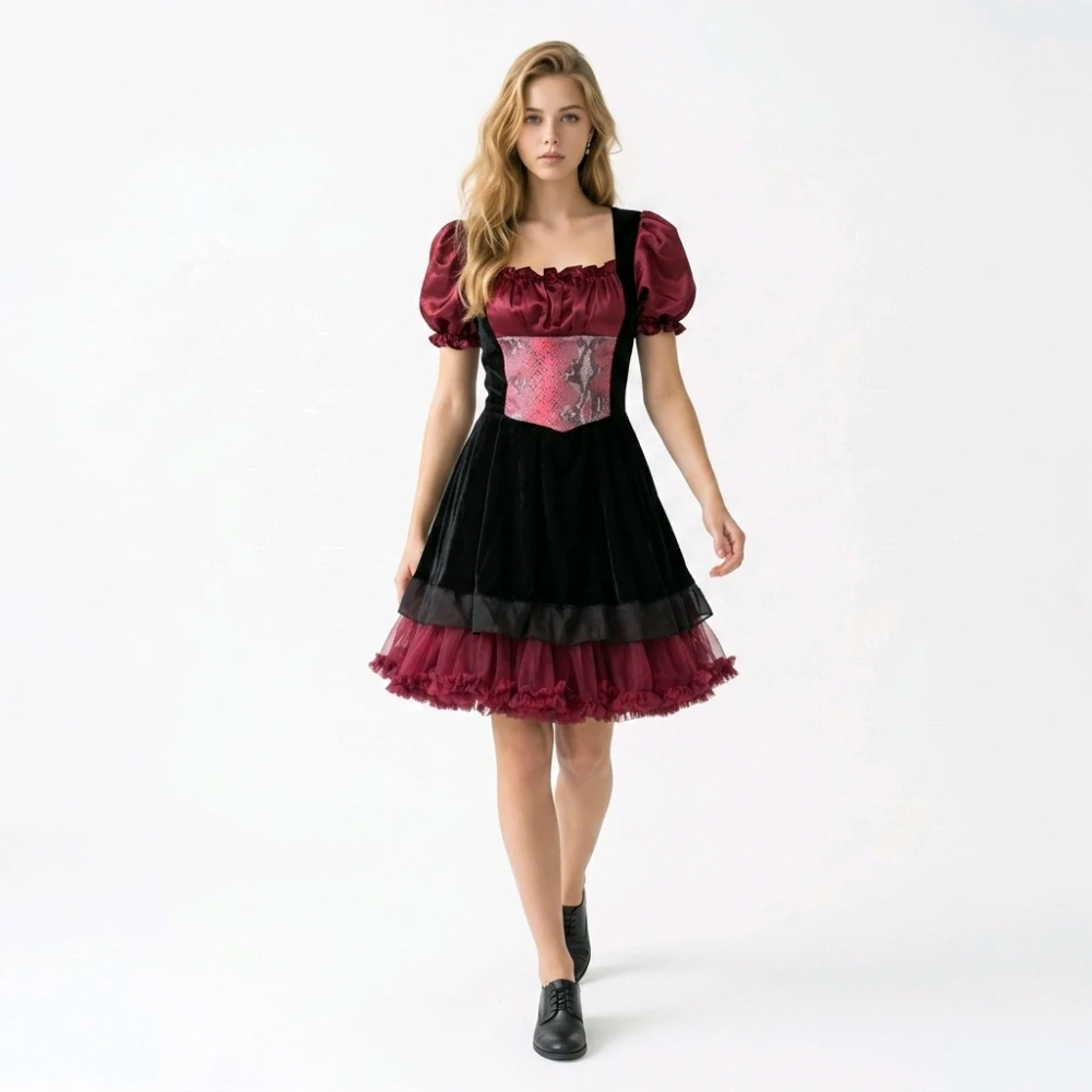 Dámský karnevalový kostým vampírka ph5611