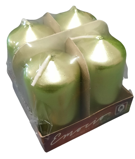Adventní svíčky zelené ps2262
