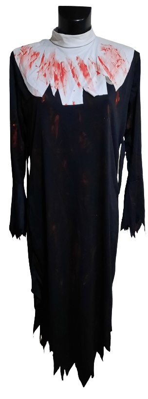 Maska kostým Zombie jeptiška ph1462