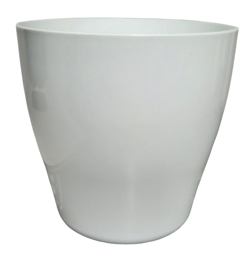 Obal VASO bílý lesklý 13 cm ph1527