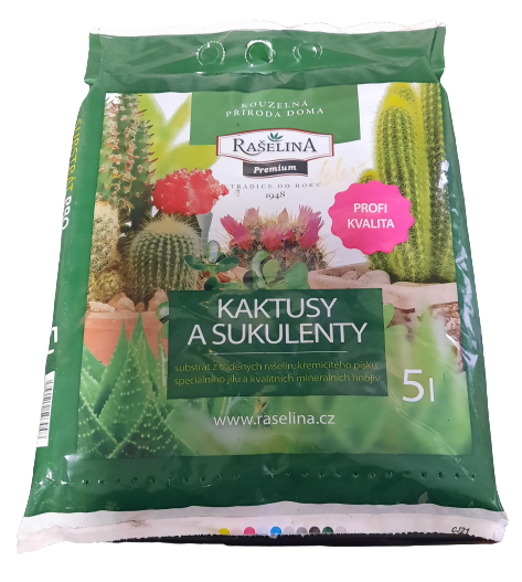 Zemina Kaktusy sukulenty ph1532