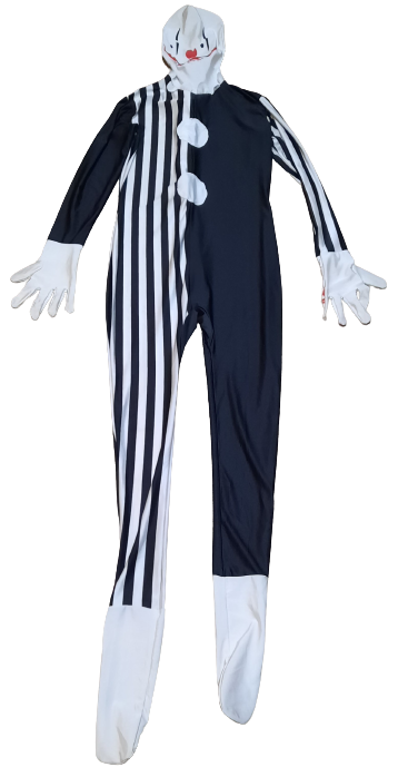 Maska kostým Zombie klaun ph1604