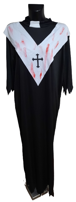Maska kostým Jeptiška zombie ph1785