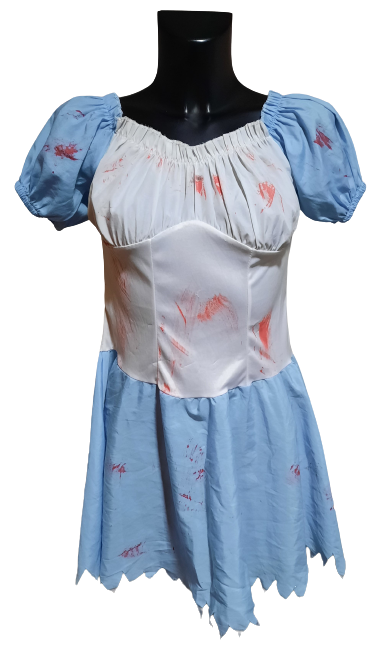 Maska kostým šaty zombie ph2265