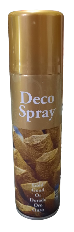 Dekorační spray gold
