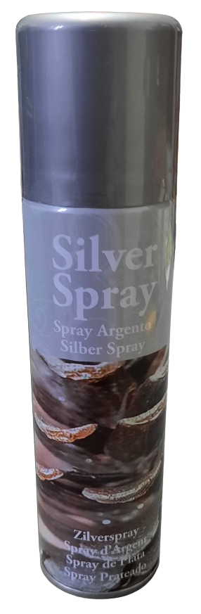 Dekorační spray silver