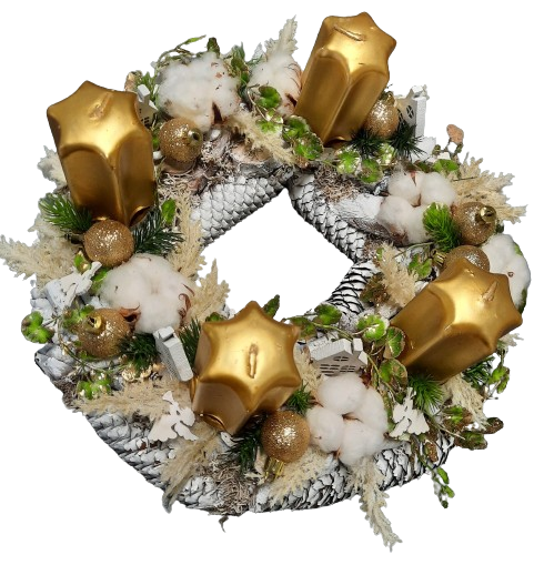 Adventní věnec 35 cm ps2817
