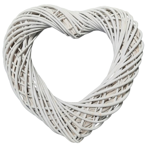 Velké proutěné srdce 51 cm ps2839