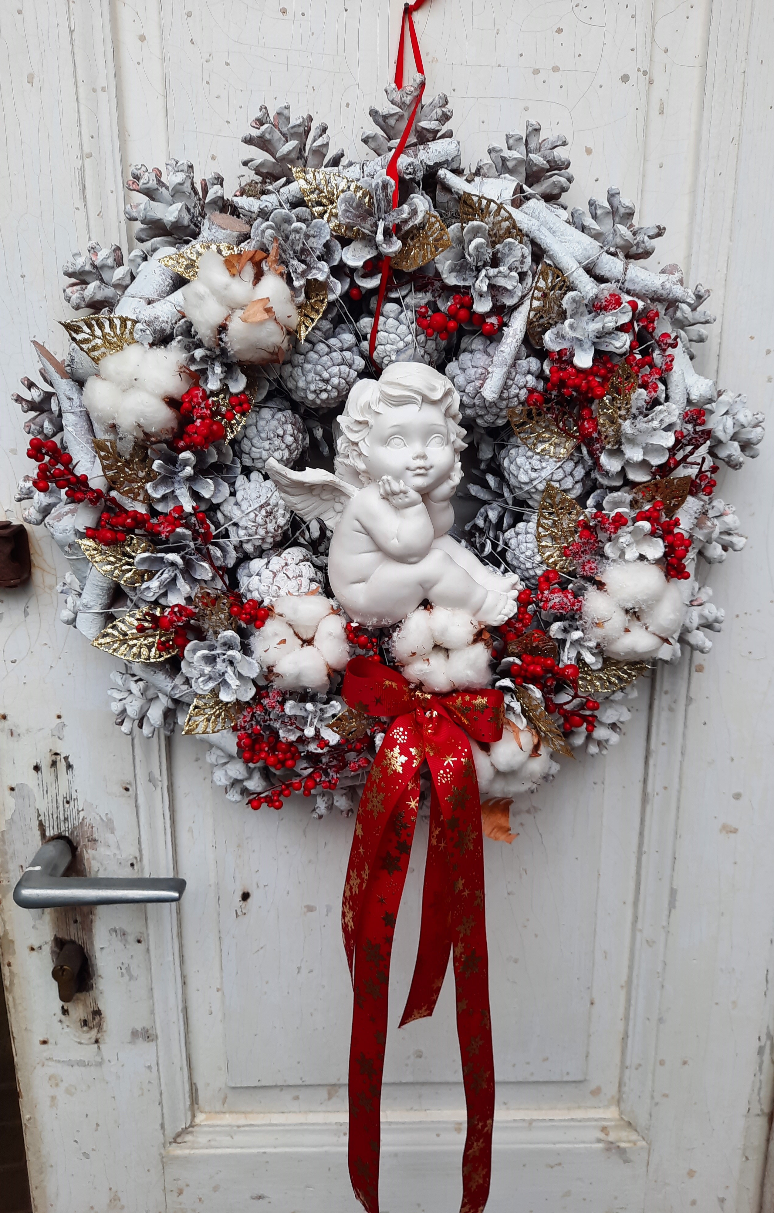 Vánoční věnec na dveře ps2847