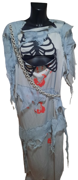 Maska kostým Zombie duch ph2486