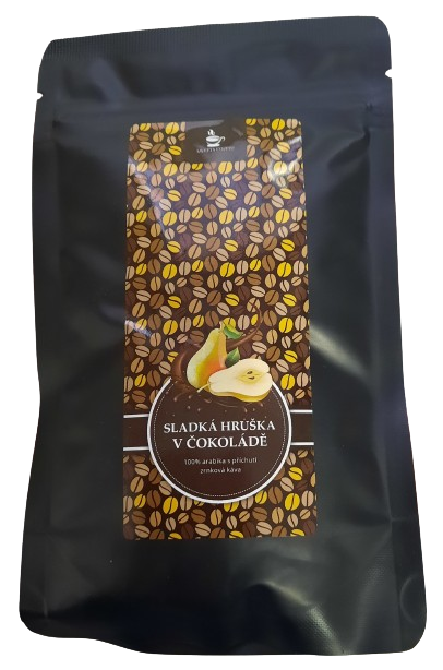 Sweets coffee sladká hruška v čokoládě