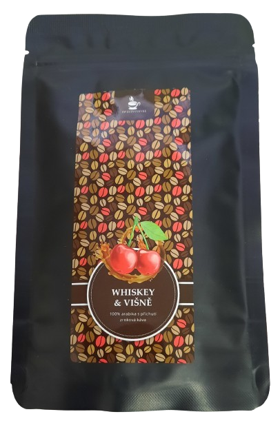 Sweets coffee whiskey a višně