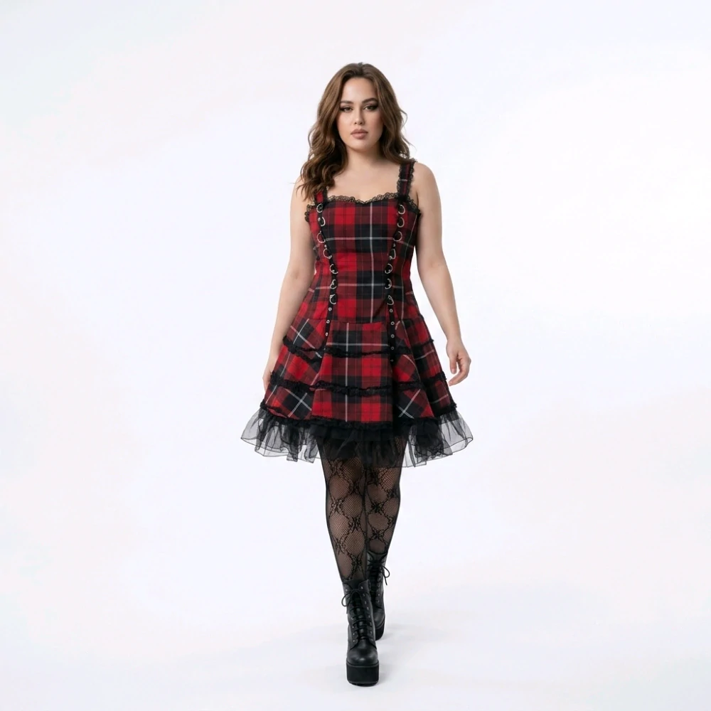 Dámské karnevalové šaty Punk Rock ph2623