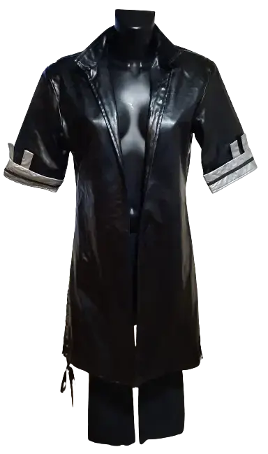 Maska kostým Koženkový plášť ph2690