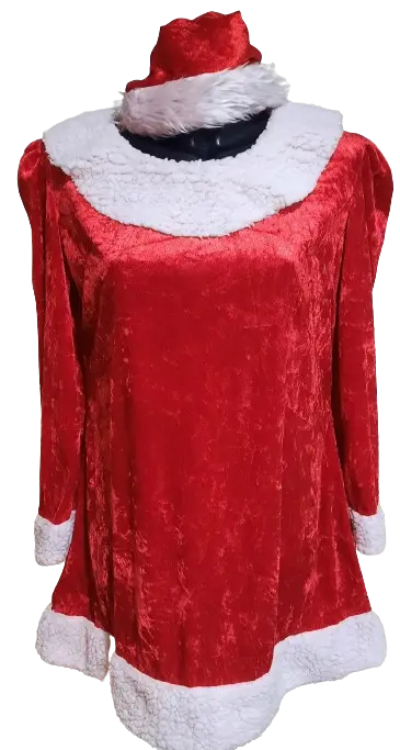 Maska kostým Vánoční šaty ph2694