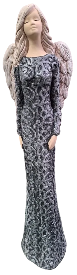 Figurka anděla Alexandra černá