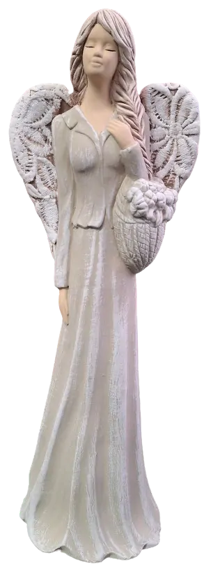 Figurka anděla Waleria bežová