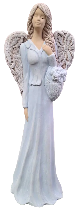 Figurka anděla Waleria modrá