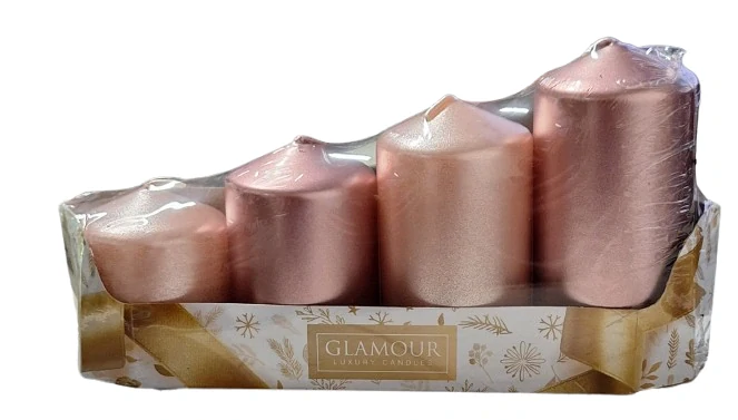 Svíčky adventní stupňované mix