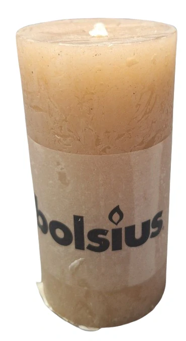 Svíčka rustikální béžová 10x5