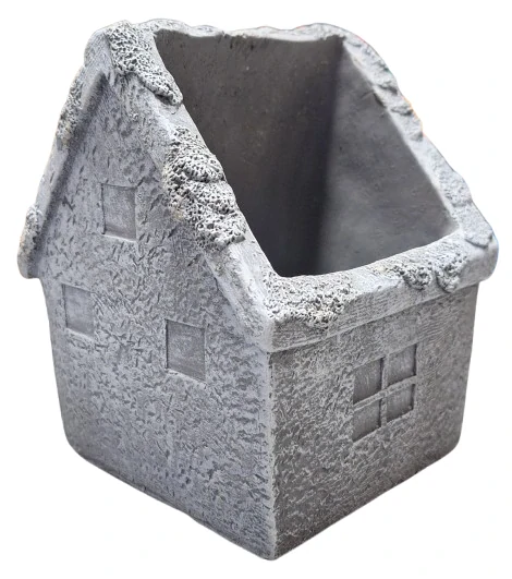 Betonový květináč - domek