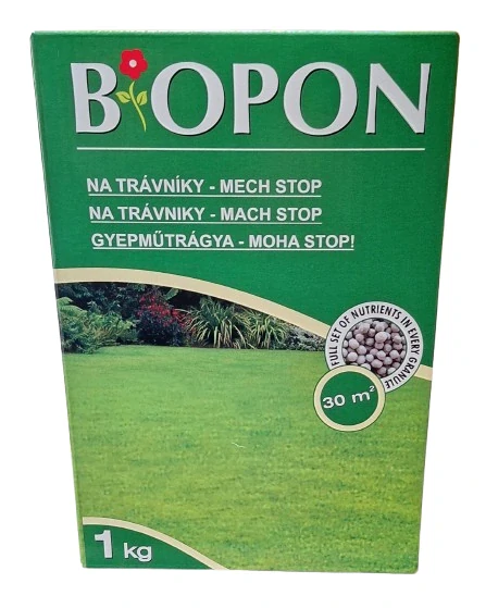 Bopon - na trávníky mech stop