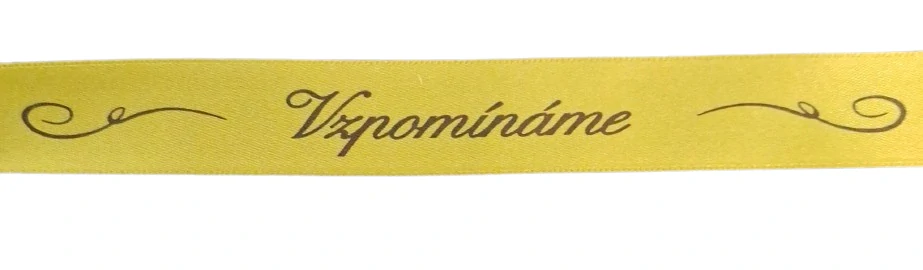 Stuha vzpomínáme zelená ph4778