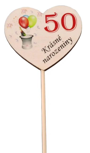 Zápich Krásné narozeniny 50