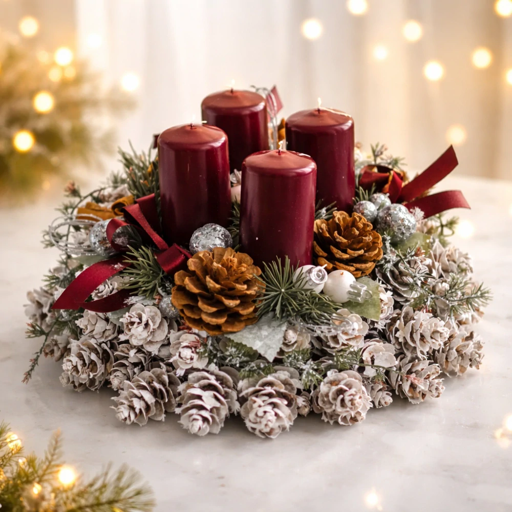 Adventní svícen/věnec ps3650