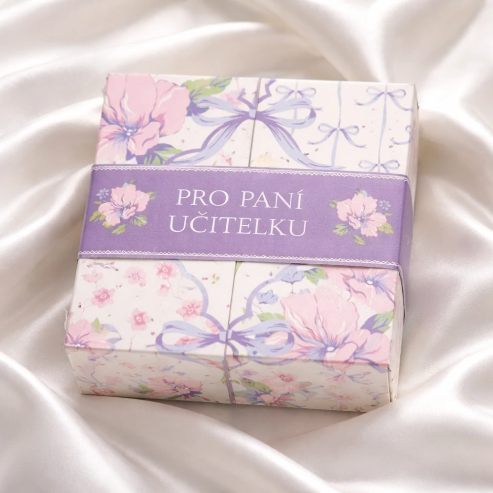 Dárková krabička „Pro paní učitelku“ – luxusní čajová kazeta