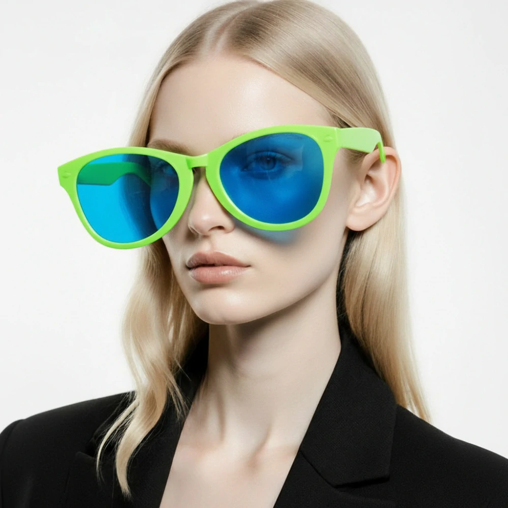 Dámské sluneční brýle neon zelené ph 5466