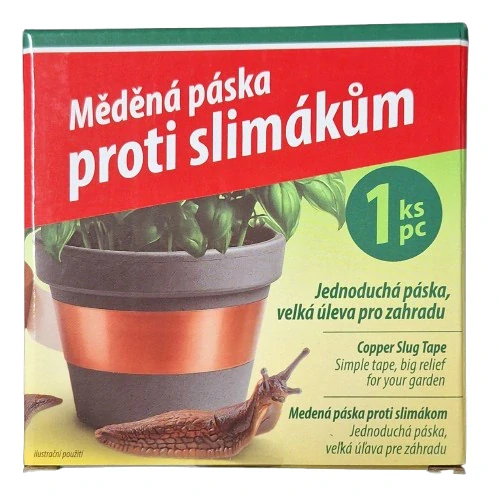 Měděná páska proti slimákům 1 ks