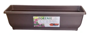 Balkonový truhlík Torenie 60 cm– hnědý ph5276