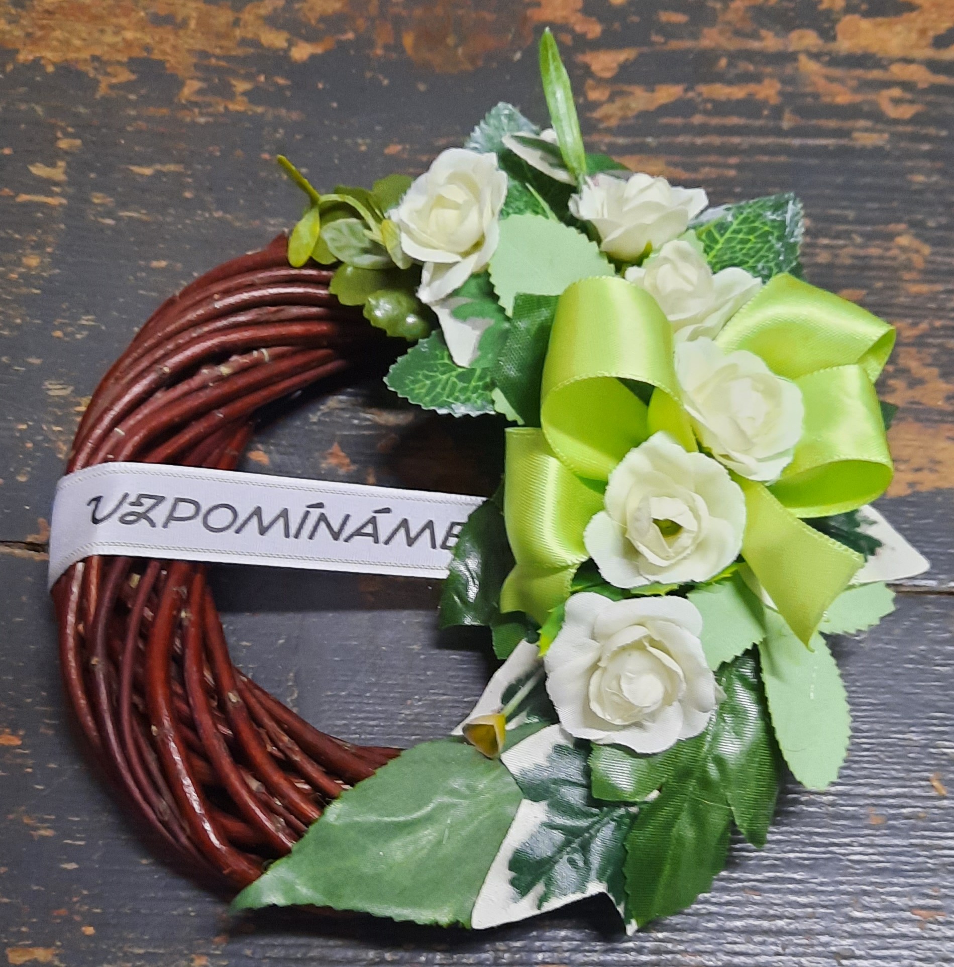 Věneček na hrob 16 cm ps2462