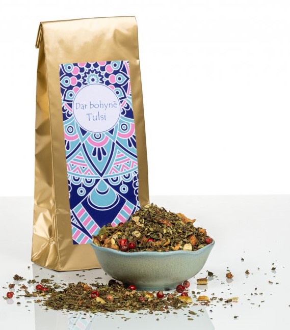 Výprodej!! BYLINNÁ SMĚS DAR BOHYNĚ TULSI 50 G
