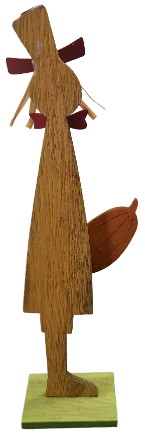 Dřevěný podzimní strašák ps2621