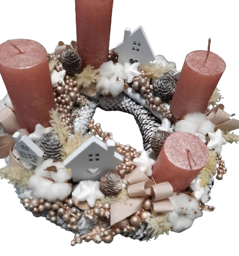 Adventní věnec 35 cm ps2822
