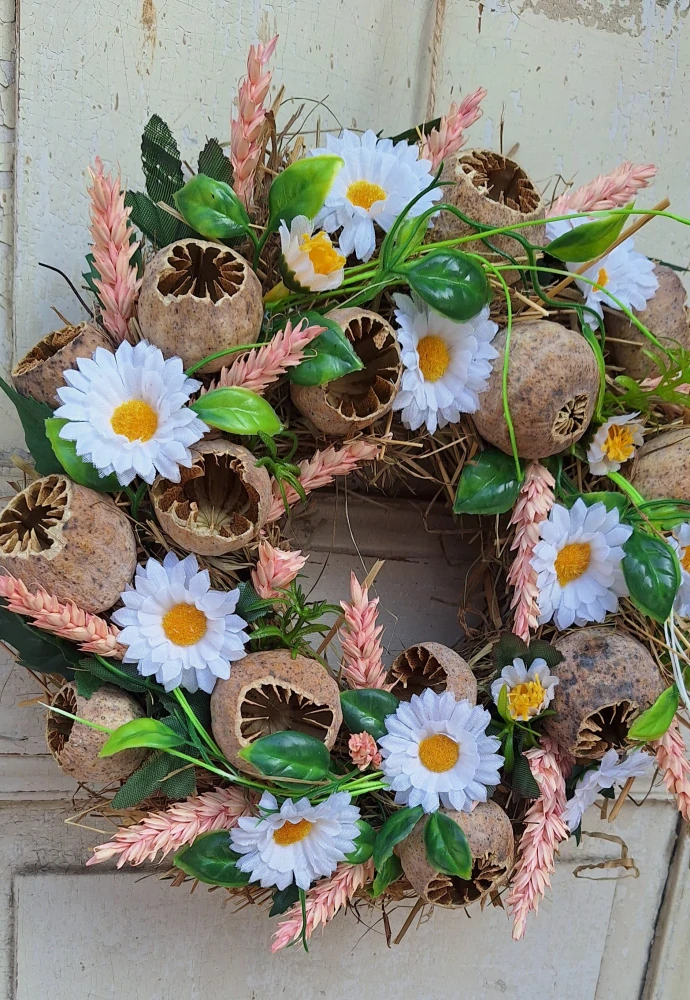 Letní věneček na dveře ps3188