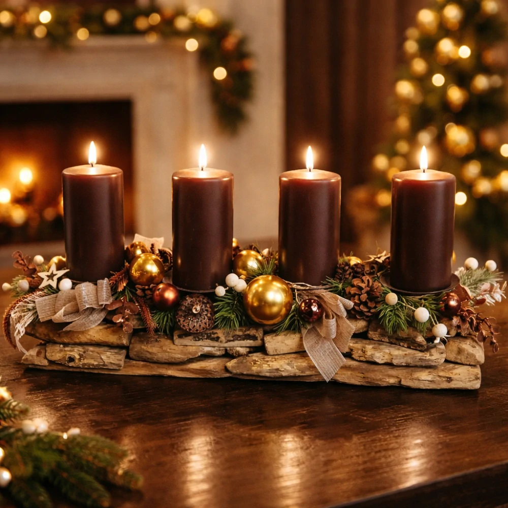 Adventní svícen /věnec ps3545