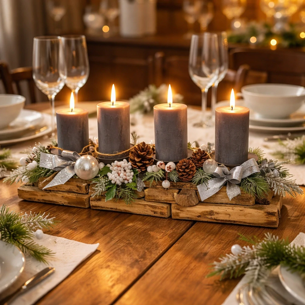 Adventní svícen/věnec ps3546