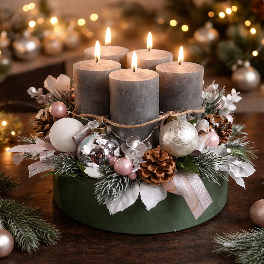 Adventní svícen / věnec ps3554