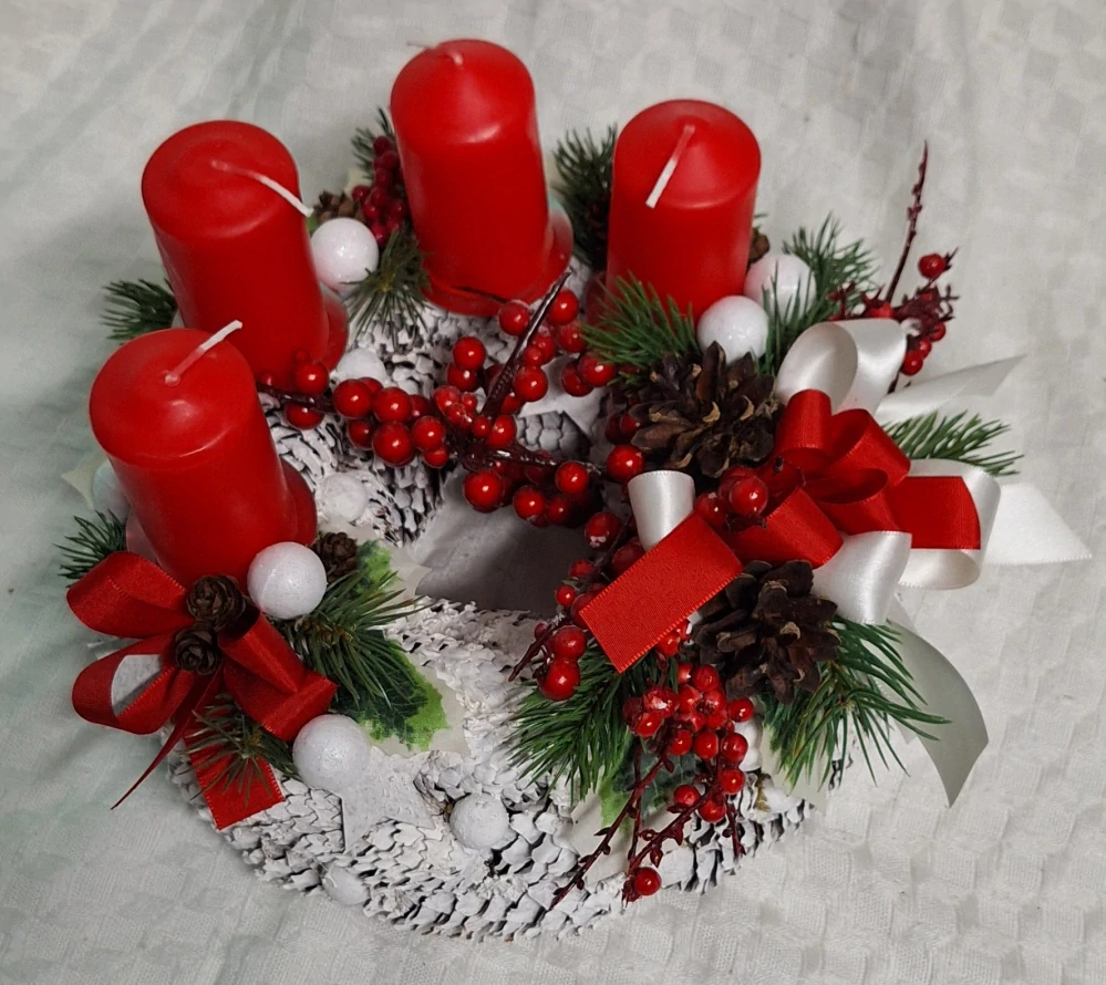 Vánoční adventní věnec ph4982
