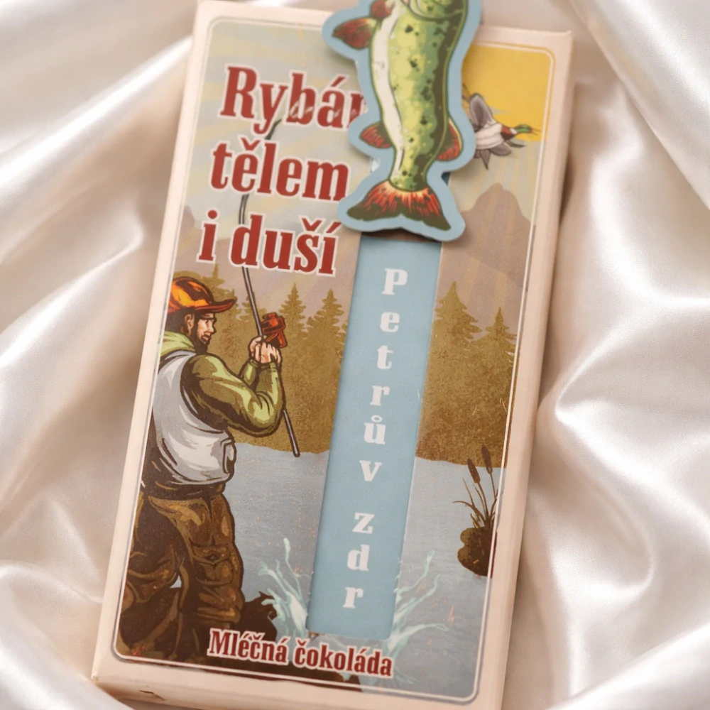Interaktivní čokoláda pro rybáře – Rybář tělem i duší