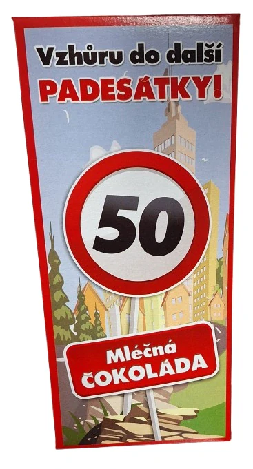 Čokoláda k 50. narozeninám ph5423