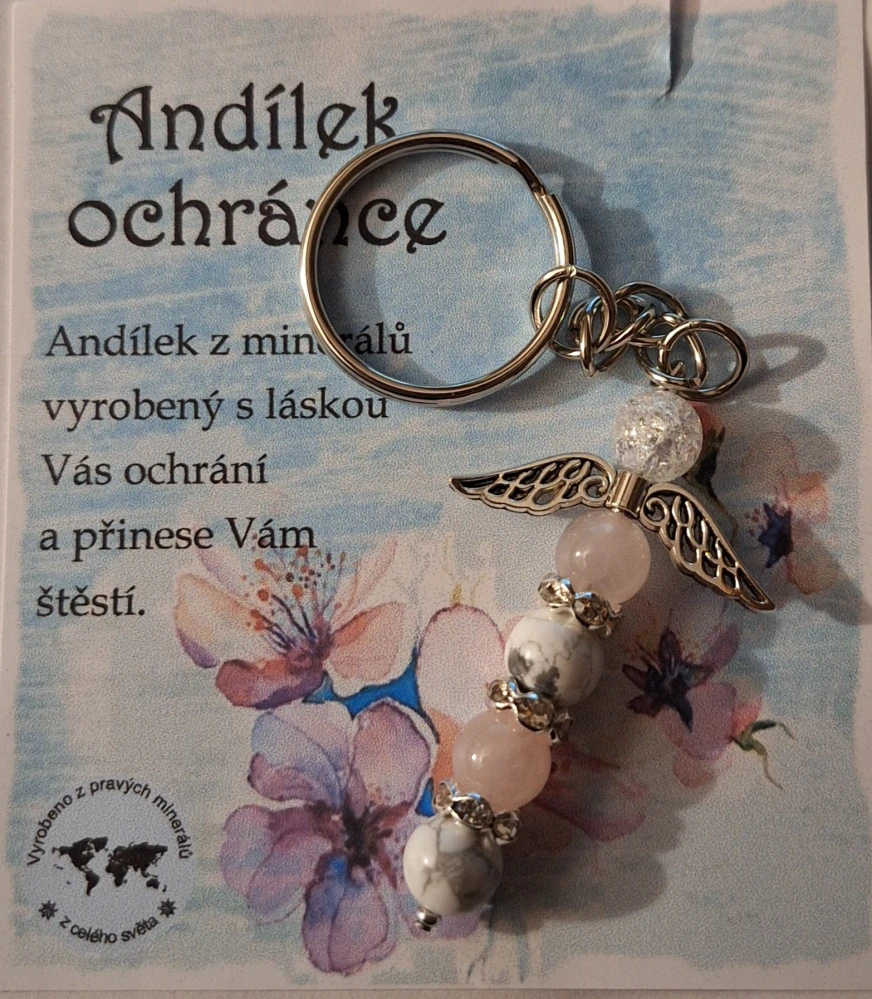 Andílek ochránce Magnezit & Růženín ph5511