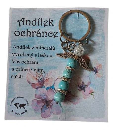 Andílek ochránce Tyrkys ph5512
