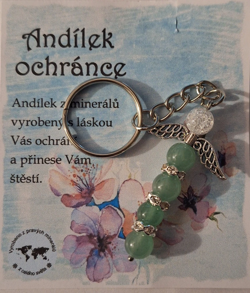 Andílek ochránce Avanturín ph5514