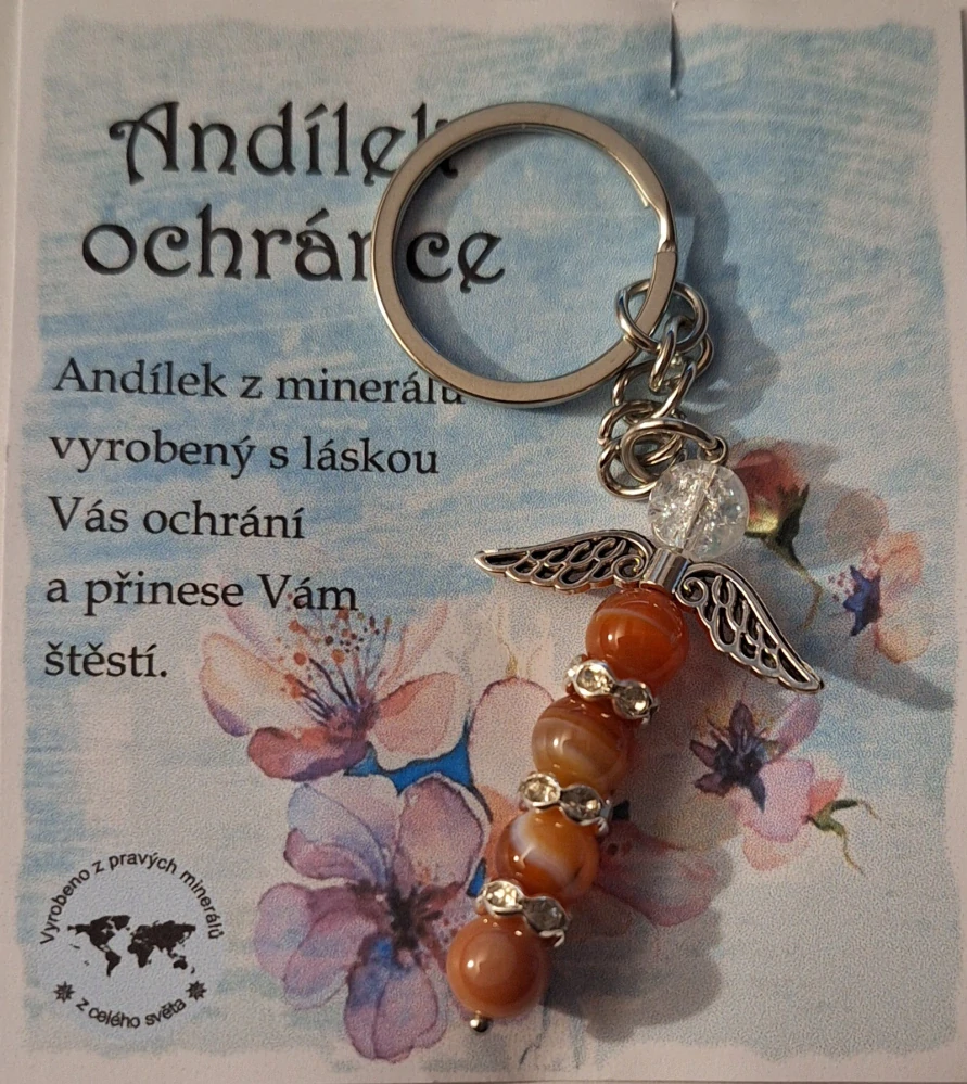 Andílek ochránce Karneol ph5515